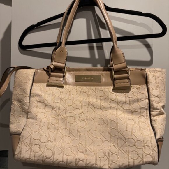 Calvin Klein Beige Handbag - Picture 1 of 2
